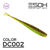 Слаги Esox Фурия 4" 10см съедобные, цвет DC002 (5шт)