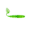 Виброхвосты Zub Shad 1.5" 4см съедобные, цвет 351 (зеленый, с блестками) (12шт)