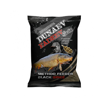 Прикормка Dunaev-Fadeev 1кг Feeder Method Spice Black
