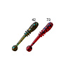 Слаги CF Whitebait 0.8" 2см съедобные, цвет 42/73 аромат кальмара (20шт)
