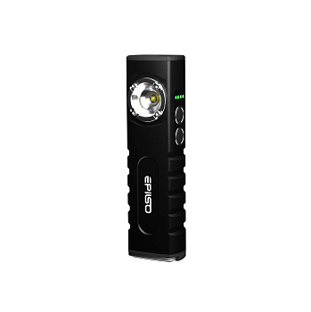 Фонарь карманный Epilso EPF-310 (Luminus SST20, 10W + LED 5W + Laser, 1x2000mAh, 5В (USB), металл/п)