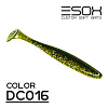 Виброхвосты Esox Sheasy 3.6" 9,2см съедобные, цвет DC016 (5шт)