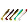 Виброхвосты CF Vibro Fat 3.2" 8см съедобные, цвет МIX120 аромат кальмара (5шт)