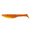 Виброхвосты Allvega Belly Dance Shad 7см 3,5гр съедобные, цвет orange yellow (7шт)