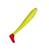 Виброхвосты CF Vibro Fat 3.2" 8см съедобные, цвет 6RT аромат кальмара (5шт)