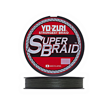 Шнур Yo-Zuri PE SuperBraid 135м 0,41мм 30кг темно-зеленый (65lb)