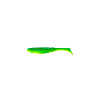 Виброхвосты Allvega Power Swim 7,5см 4гр съедобные, цвет salad green silver flake (7шт)
