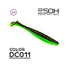 Виброхвосты Esox Gekasa 4" 10,2см съедобные, цвет DC011 (5шт)