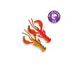 Приманки CF Nimble (рачок) 2" 5см съедобные, плавающие, цвет 15d аромат кальмара (8шт)