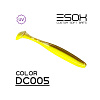 Виброхвосты Esox Sheasy 3.6" 9,2см съедобные, цвет DC005 (5шт)