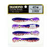 Слаги Diamond Loach 4" 10,1см съедобные, цвет PAL30 (4шт)
