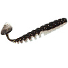 Виброхвосты Zub Shad 3" 7,5см съедобные, цвет 030 (черный верх, натуральный низ) (6шт)